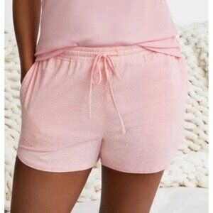 State of Day Women's Shell Printed Pajama Sleep Shorts Pink